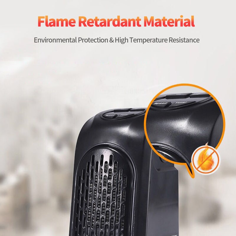 Compact Electric Heater with Digital Control for Fast Warmth