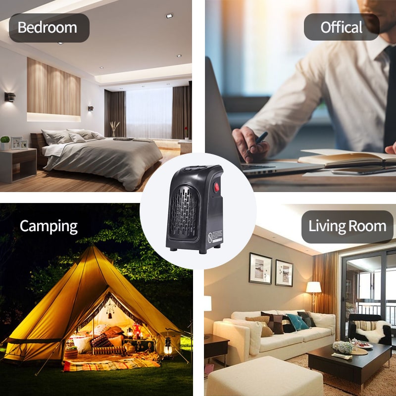 Compact Electric Heater with Digital Control for Fast Warmth