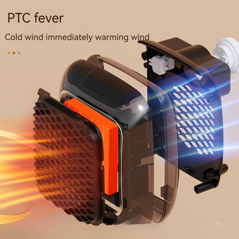 Compact Wall-Mounted Heater with Digital Controls