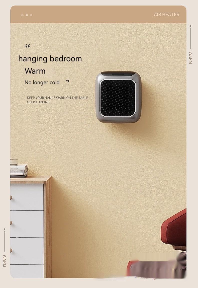 Compact Wall-Mounted Heater with Digital Controls