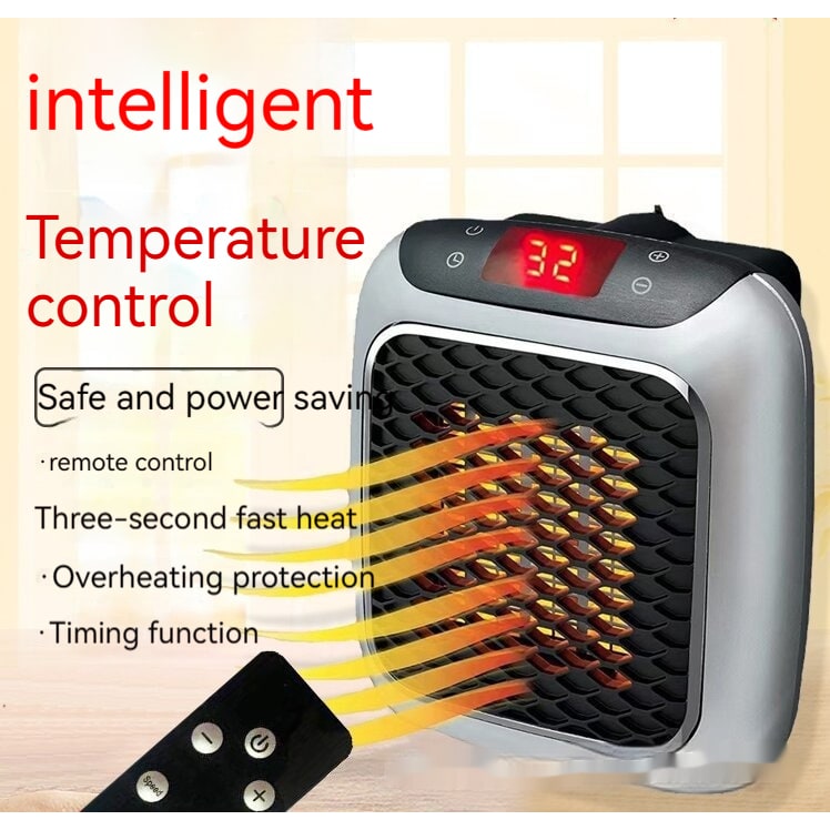 Compact Wall-Mounted Heater with Digital Controls