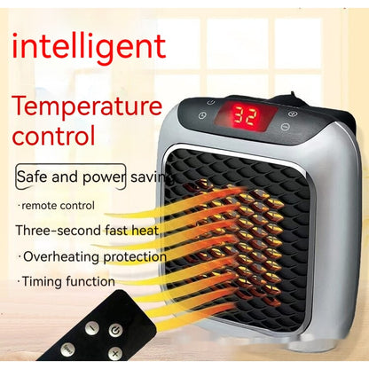 Compact Wall-Mounted Heater with Digital Controls