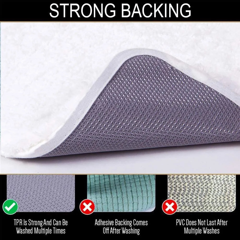 Non-Slip Kitchen and Bath Mat - Absorbent Floor Protector