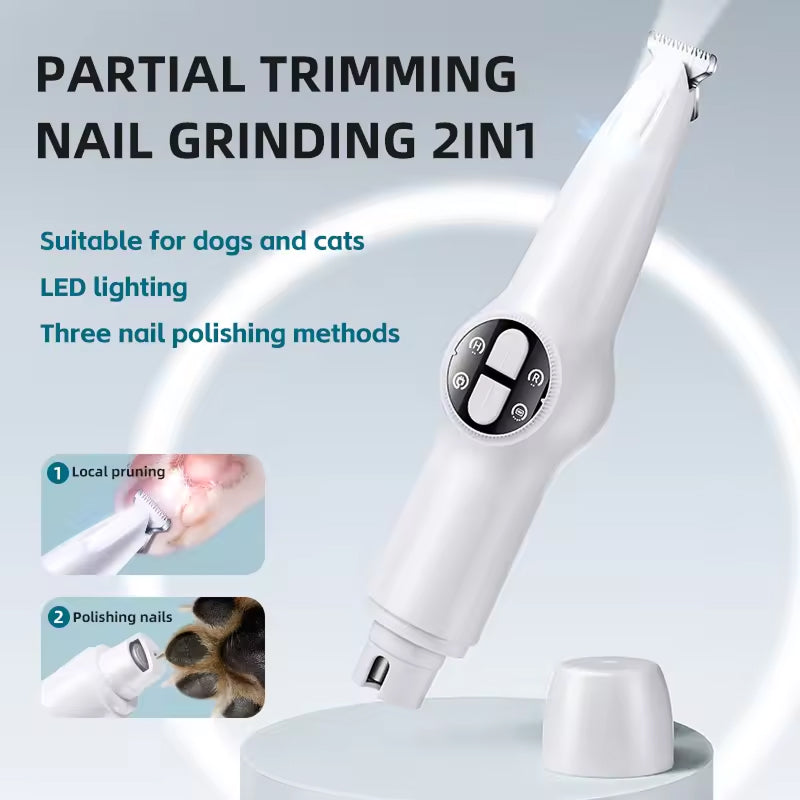 LED Dog Paw Trimmer and Pet Nail Polisher for UK Pets