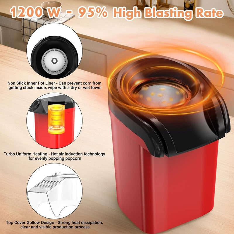 Compact Popcorn Machine for Home Use