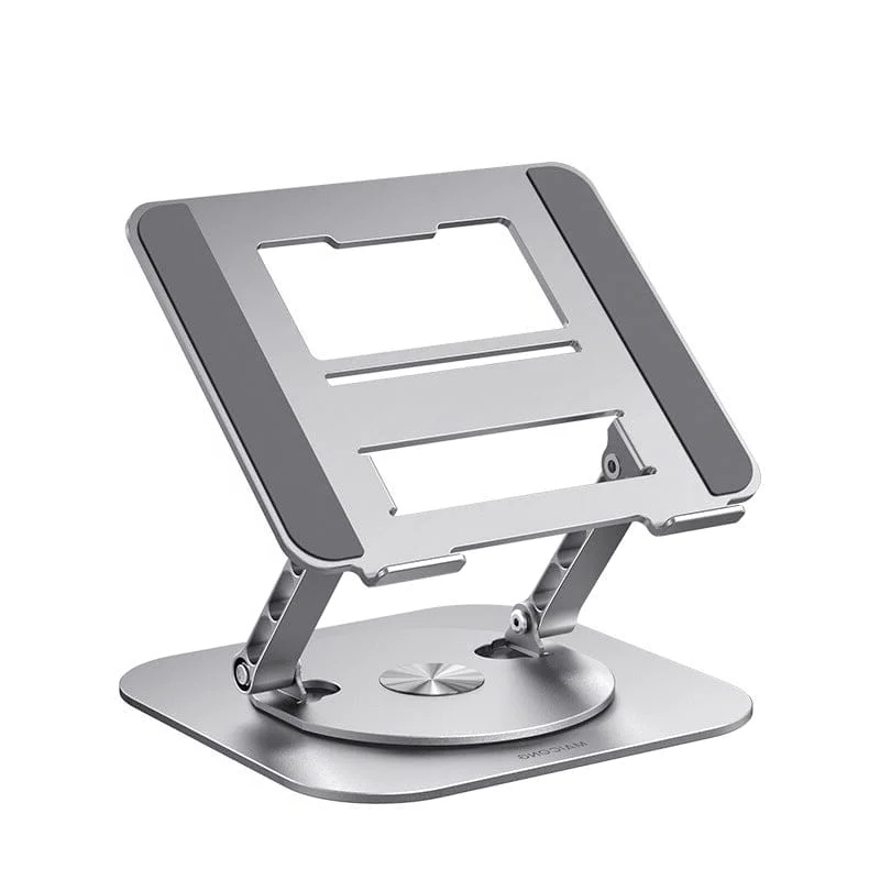 Versatile Ergonomic Laptop Riser with 360° Pivot and Foldable Design