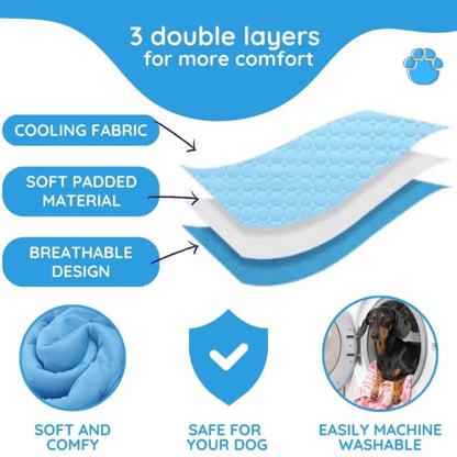 ChillPaw Self-Cooling Mat for Pets – Perfect for Hot Days