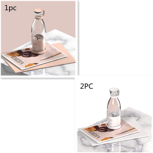 Compact Smoothie Maker with High-Efficiency Blades and USB Charging