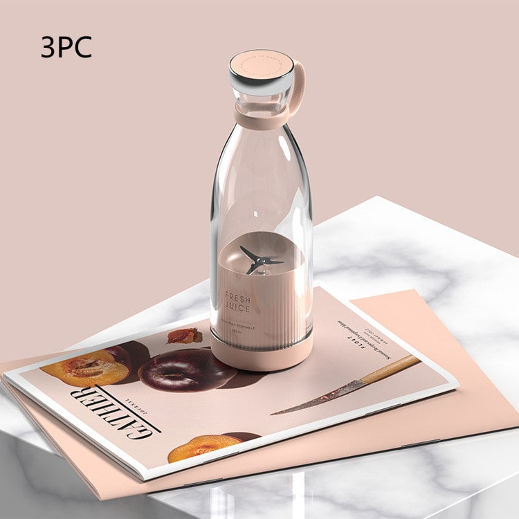 Compact Smoothie Maker with High-Efficiency Blades and USB Charging