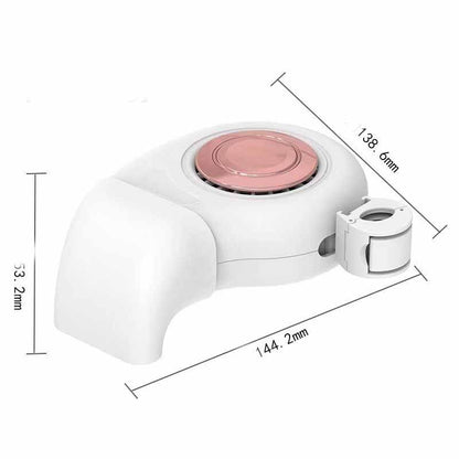 Compact Car Climate Control Heater with 12V Plug & Holder