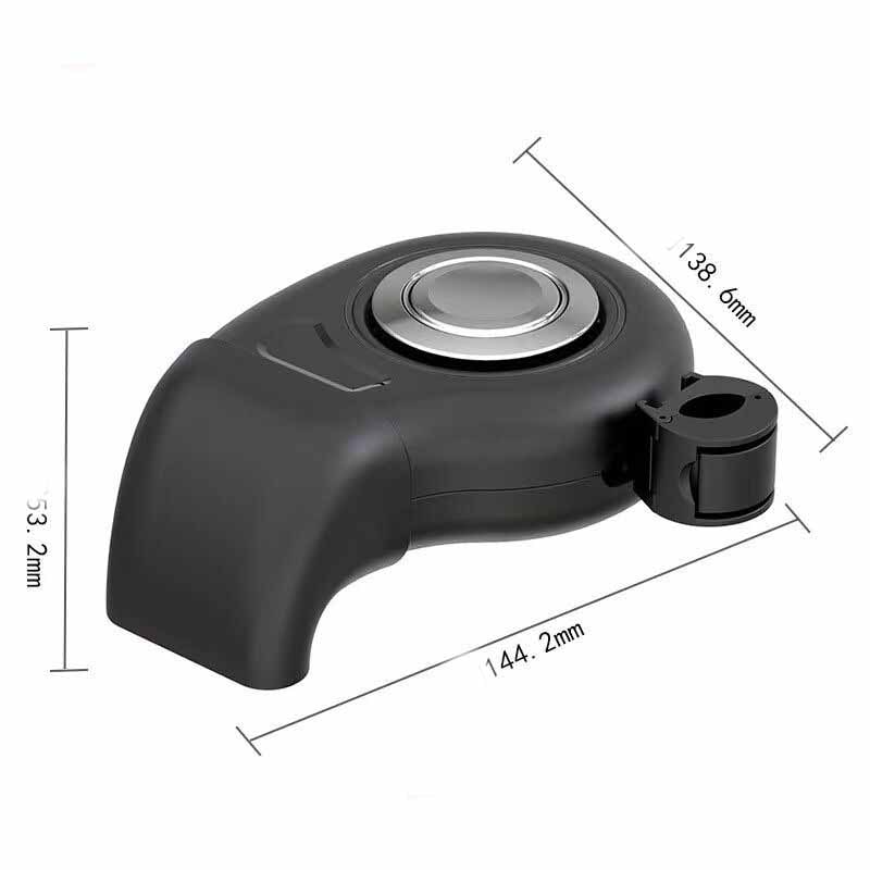 Compact Car Climate Control Heater with 12V Plug & Holder
