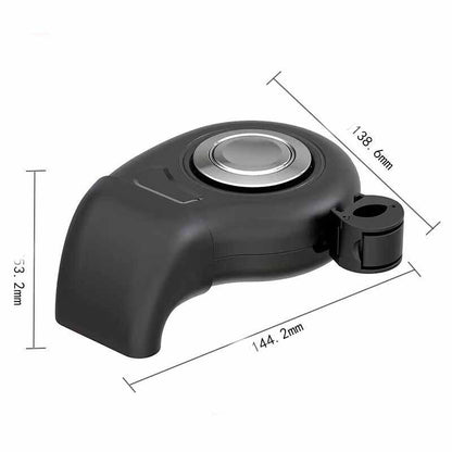 Compact Car Climate Control Heater with 12V Plug & Holder