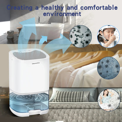 Compact Moisture Eliminator with Drain Hose and Air Filter 1000ml