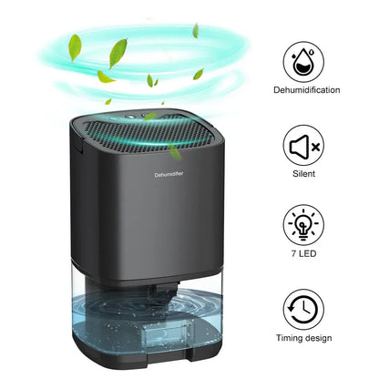 Compact Moisture Eliminator with Drain Hose and Air Filter 1000ml