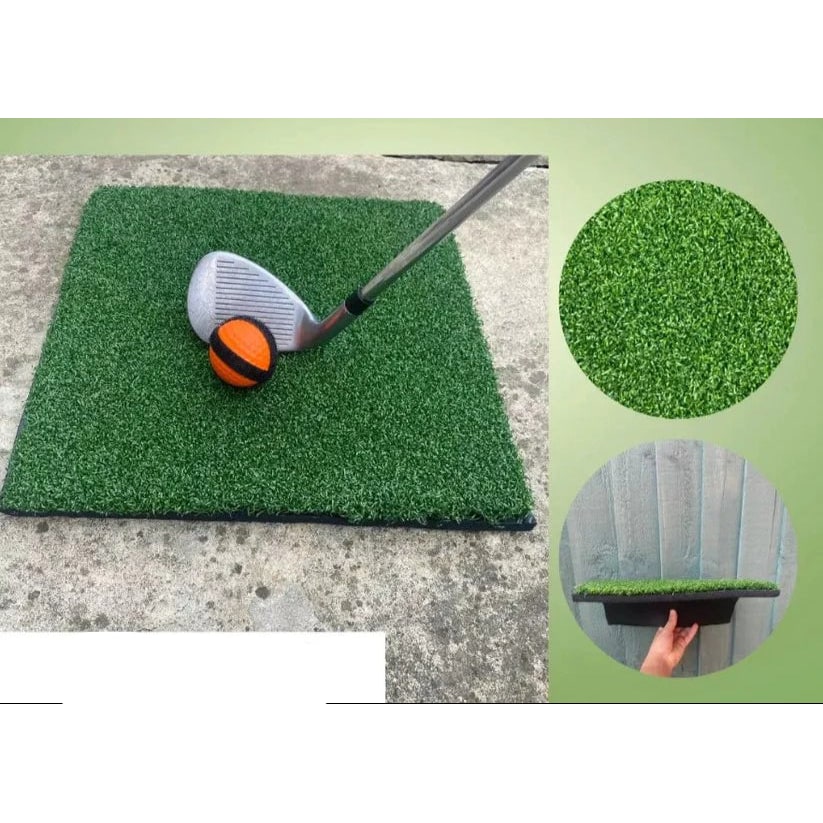 Compact Golf Chipping Challenge with Interactive Target Mat