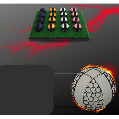 Compact Golf Chipping Challenge with Interactive Target Mat