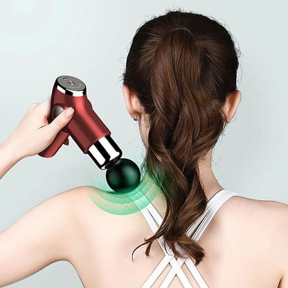 Compact Deep Tissue Massage Device with Smart Control and USB-C Charging
