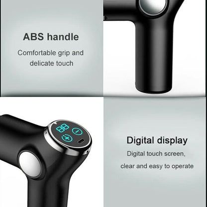 Compact Deep Tissue Massage Device with Smart Control and USB-C Charging