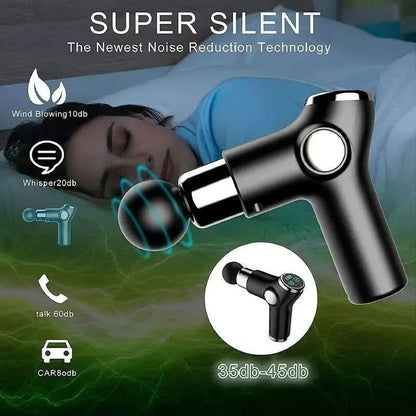 Compact Deep Tissue Massage Device with Smart Control and USB-C Charging