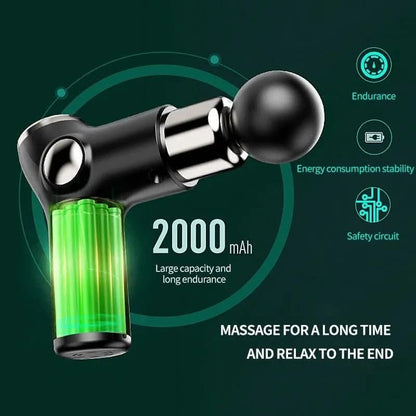 Compact Deep Tissue Massage Device with Smart Control and USB-C Charging