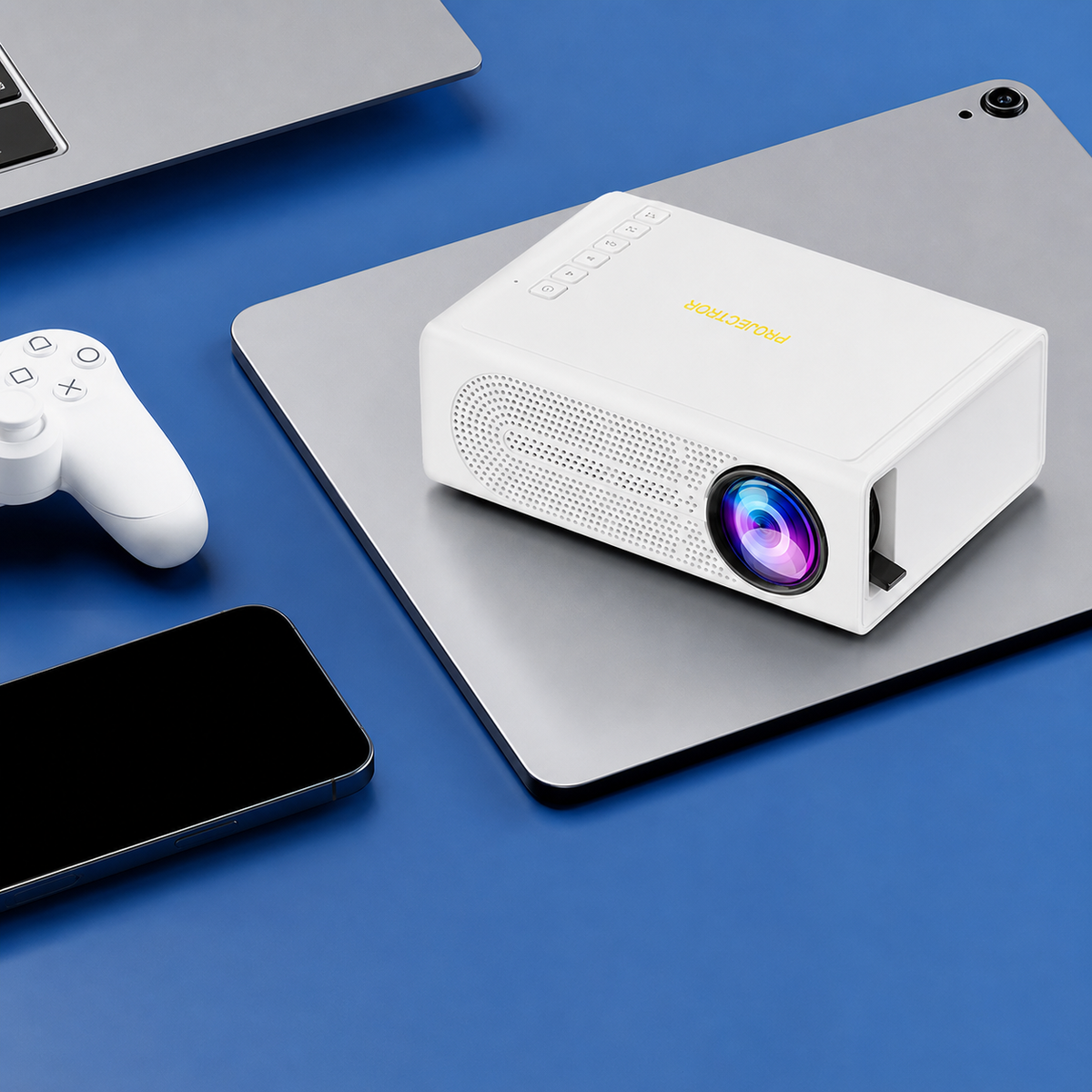 Compact Home Cinema Projector with Manual Focus for Easy Setup