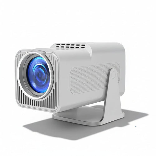 Compact Smart Projector with Adjustable Stand & Remote Control