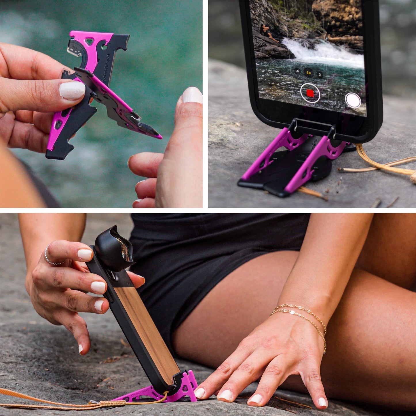 Foldable Phone Stand for Ideal Photography - Compact Design