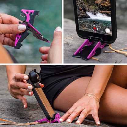 Foldable Phone Stand for Ideal Photography - Compact Design