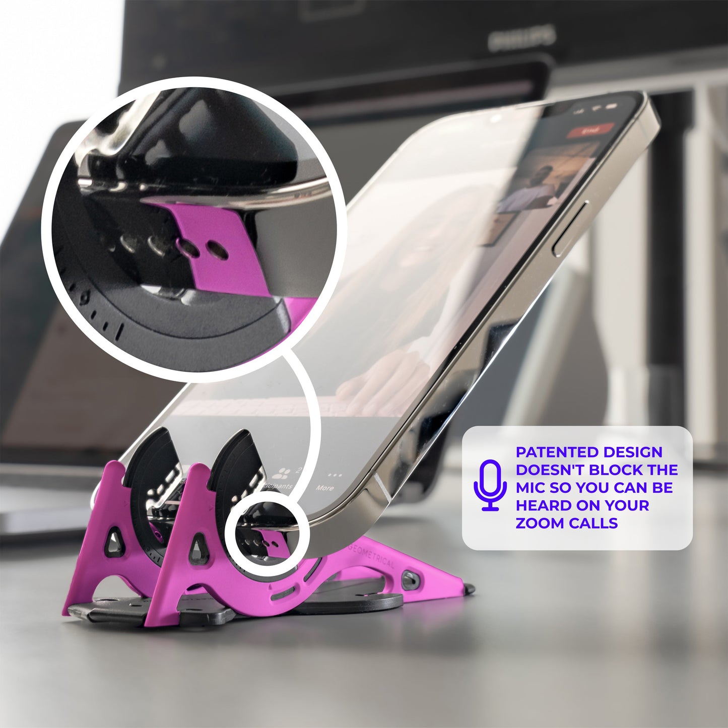 Foldable Phone Stand for Ideal Photography - Compact Design