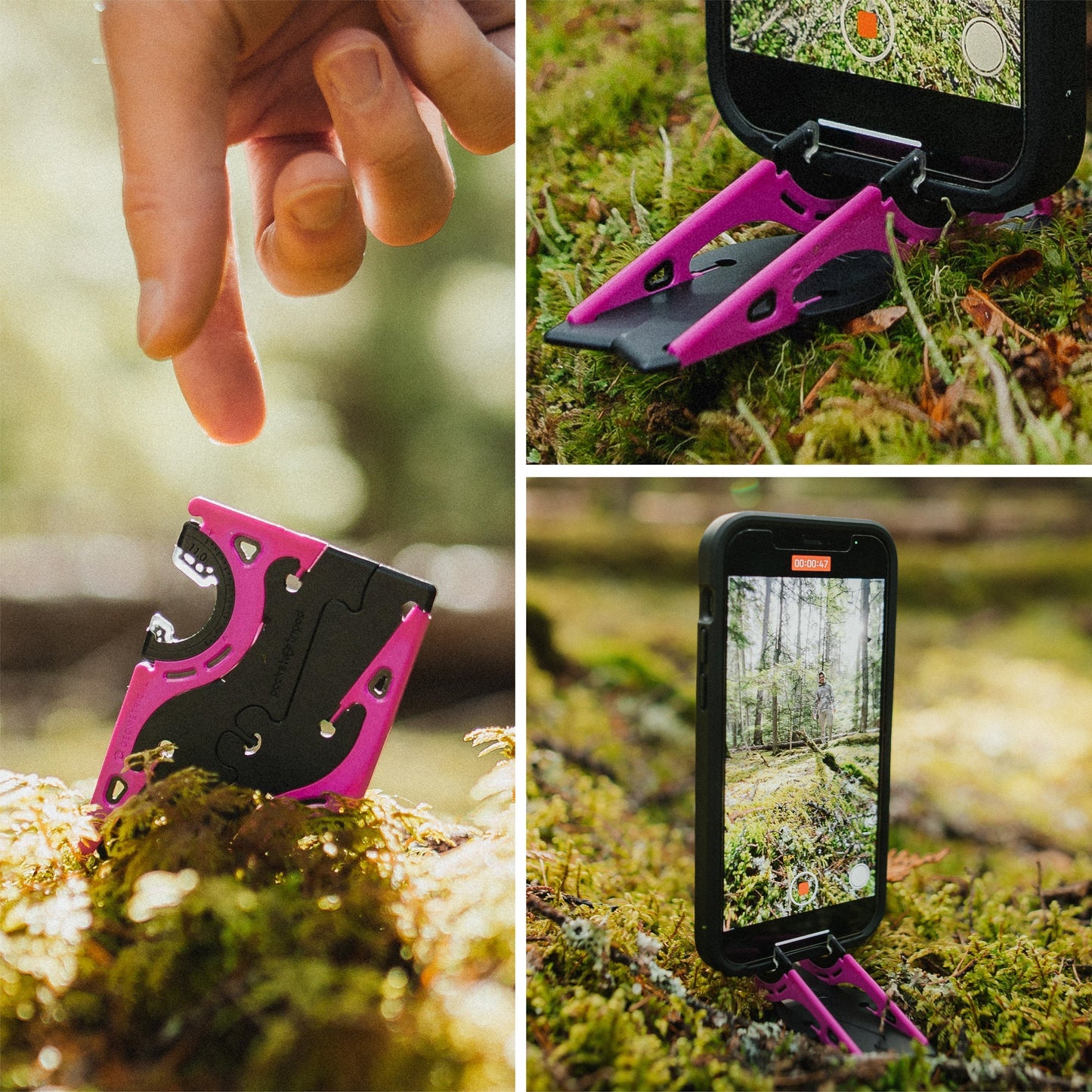 Foldable Phone Stand for Ideal Photography - Compact Design