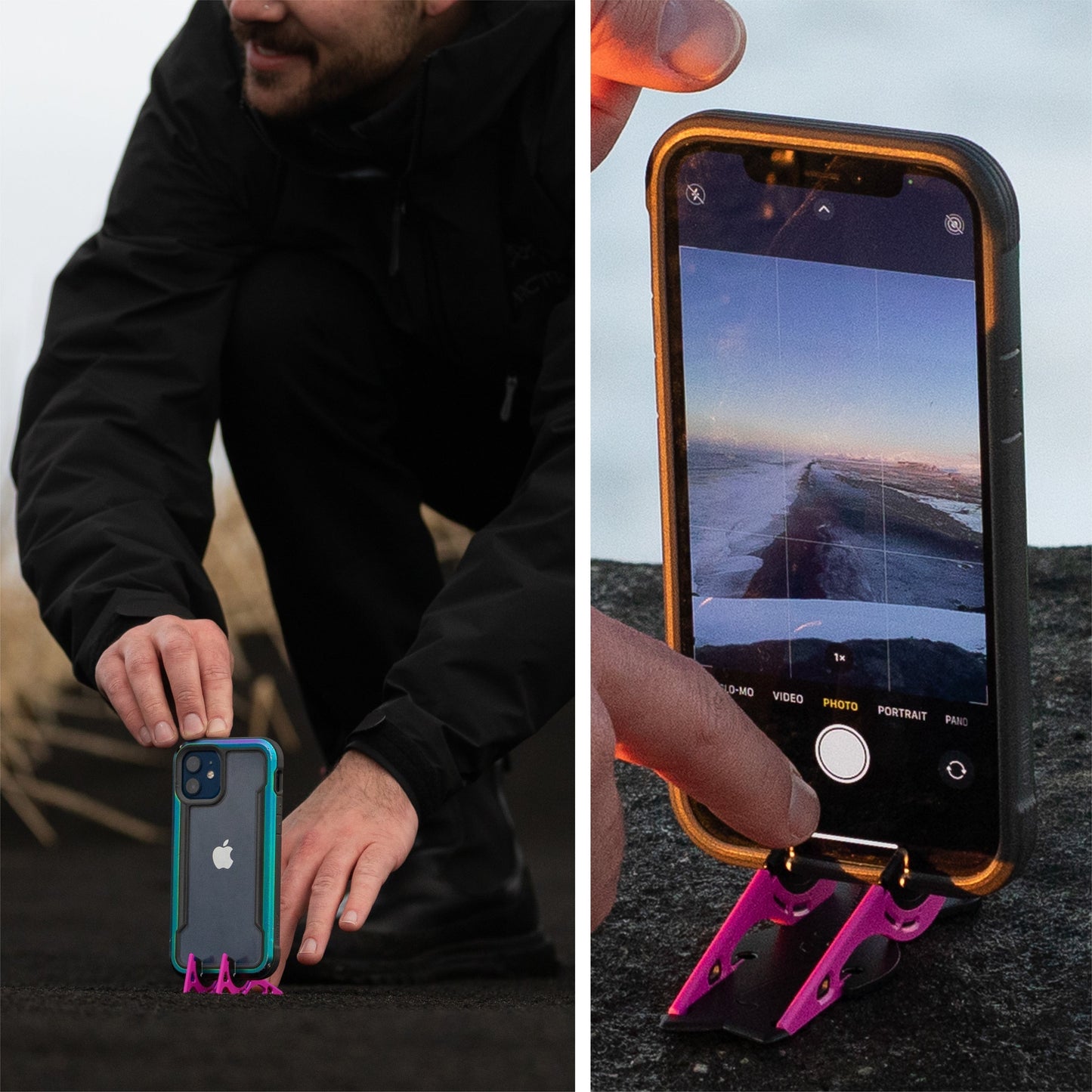Foldable Phone Stand for Ideal Photography - Compact Design