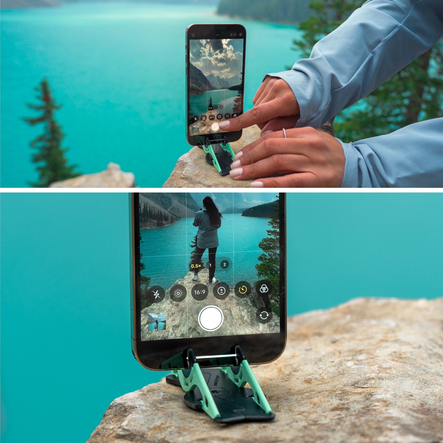 Foldable Phone Stand for Ideal Photography - Compact Design