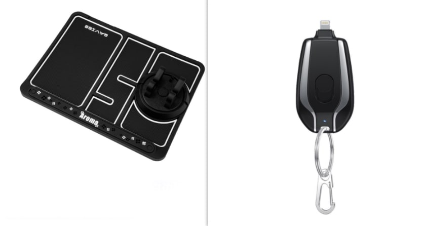 Compact Keychain Battery Charger with Retractable Connector