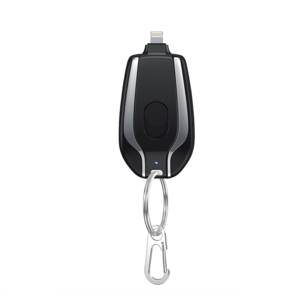 Compact Keychain Battery Charger with Retractable Connector
