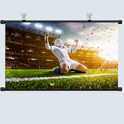Versatile Projection Screen with Stand – 16:9 High-Definition Display