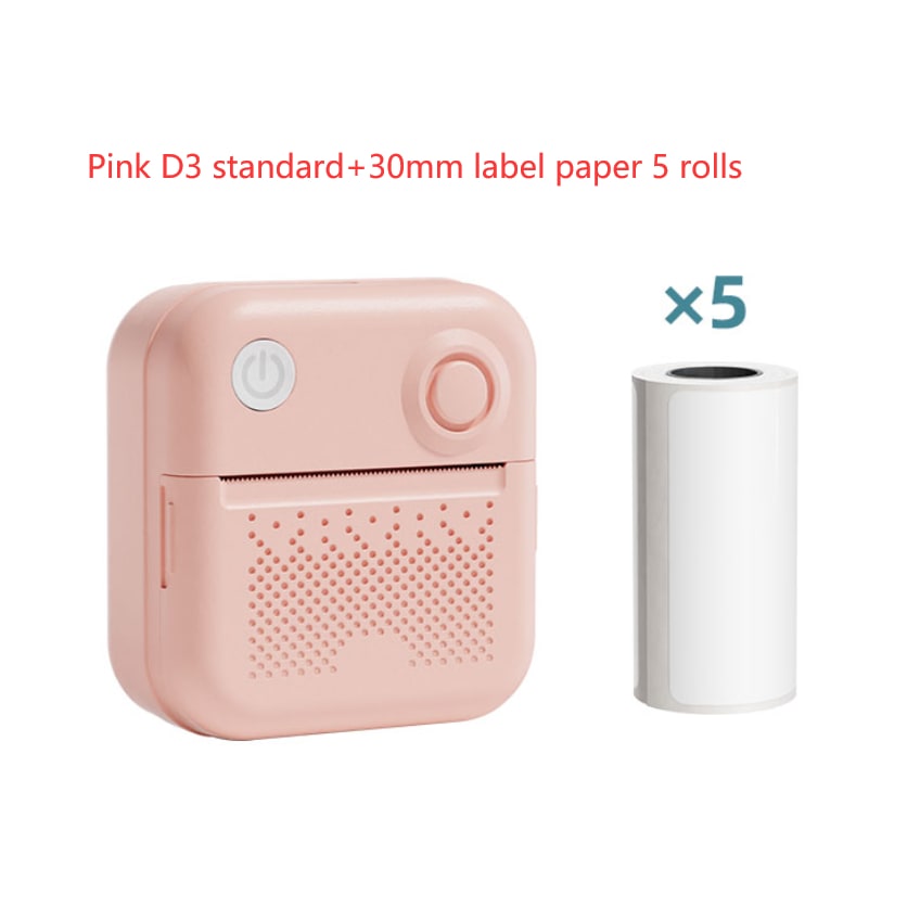 Compact Bluetooth Label Printer for Effortless On-the-Go Printing