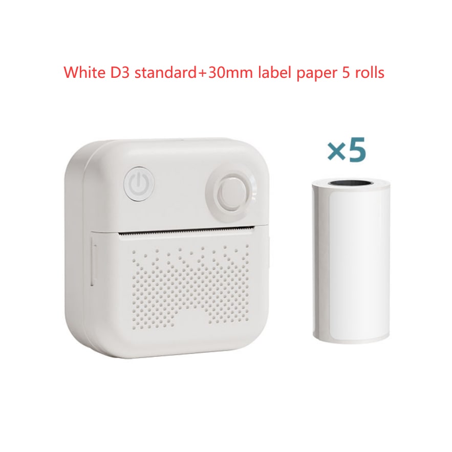 Compact Bluetooth Label Printer for Effortless On-the-Go Printing