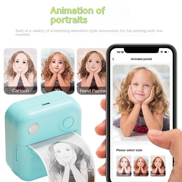 Compact Wireless Label Printer for On-the-Go Printing