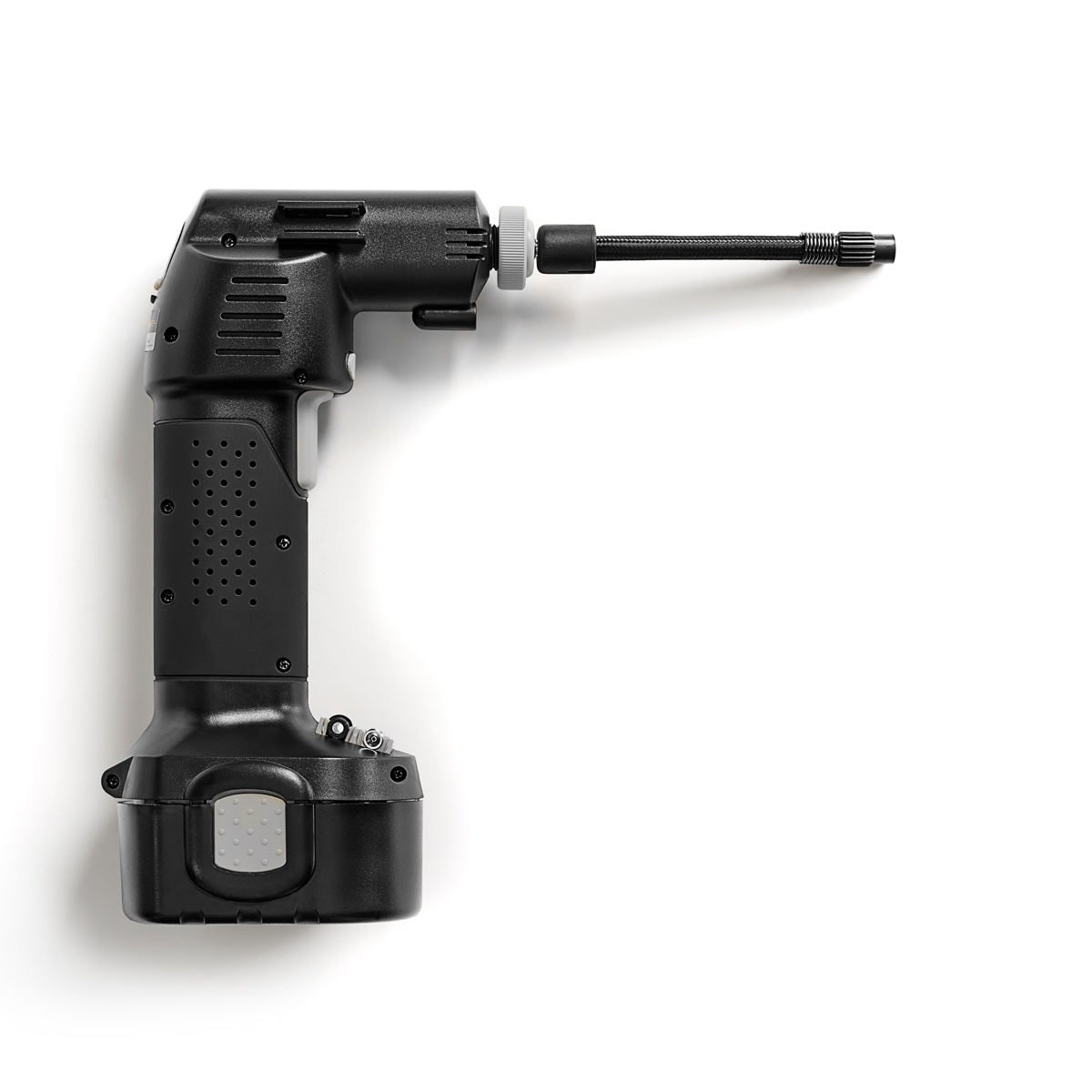 Compact Cordless Tire Pump with Rechargeable Battery and LCD Screen