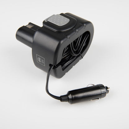 Compact Cordless Tire Pump with Rechargeable Battery and LCD Screen