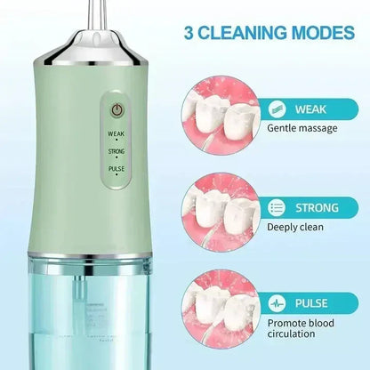 Rechargeable Wireless Water Flosser - AquaSmile for Oral Hygiene Anywhere
