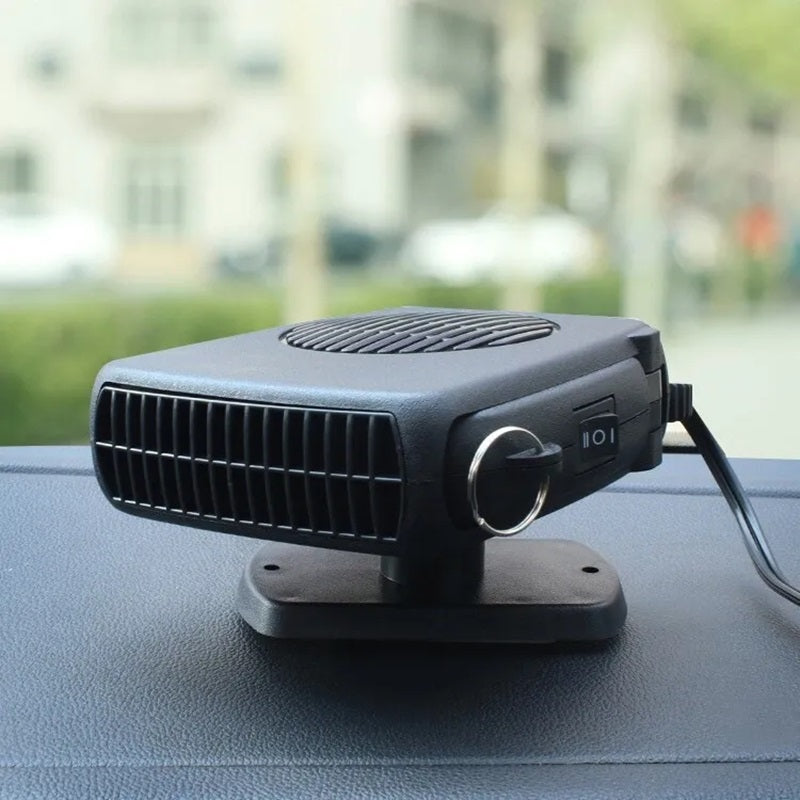 12V Portable Car Heater with 360-Degree Rotating Base
