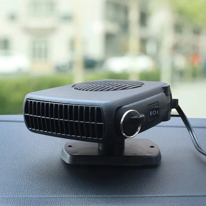 12V Portable Car Heater with 360-Degree Rotating Base