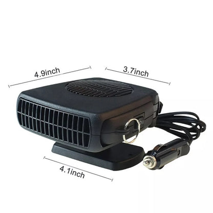 12V Portable Car Heater with 360-Degree Rotating Base