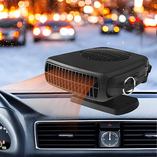 12V Portable Car Heater with 360-Degree Rotating Base