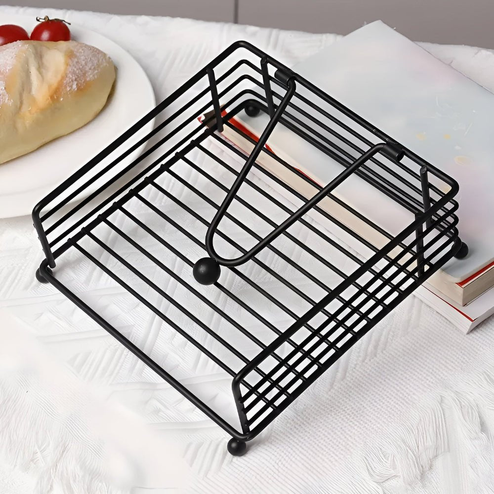Sleek Table Design Iron Napkin Holder