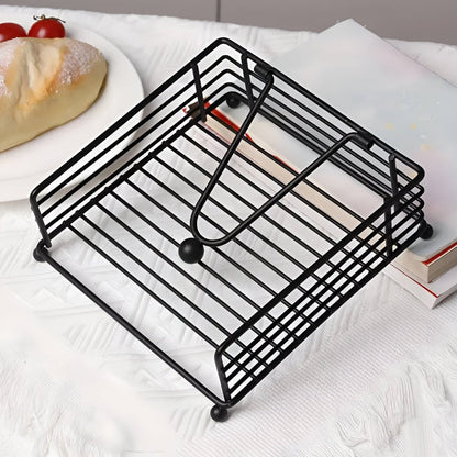 Sleek Table Design Iron Napkin Holder
