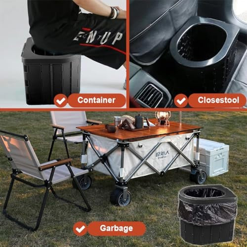 Foldable Portable Toilet – Heavy-Duty Design