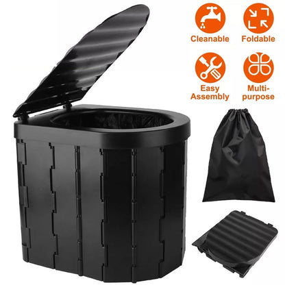 Foldable Portable Toilet – Heavy-Duty Design
