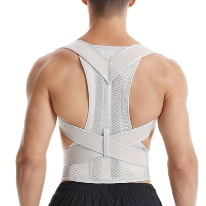 Ergonomic Back Support Brace with Adjustable Mesh Design